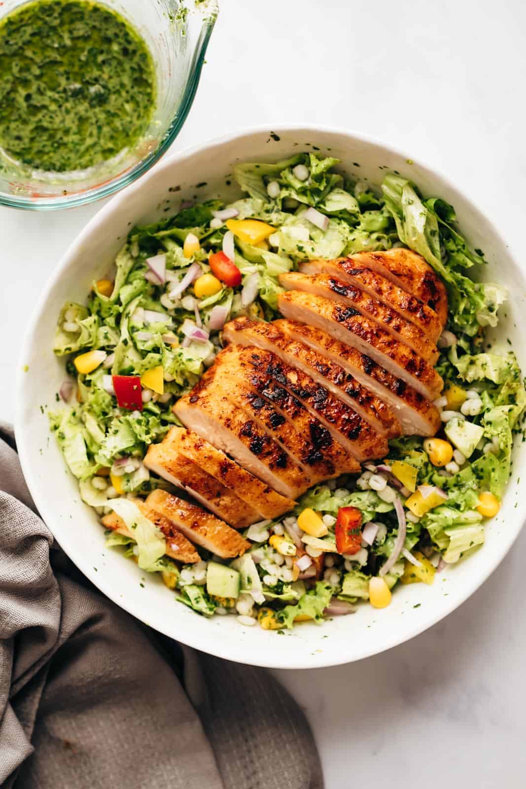 Mediterranean Chicken and Barley Salad