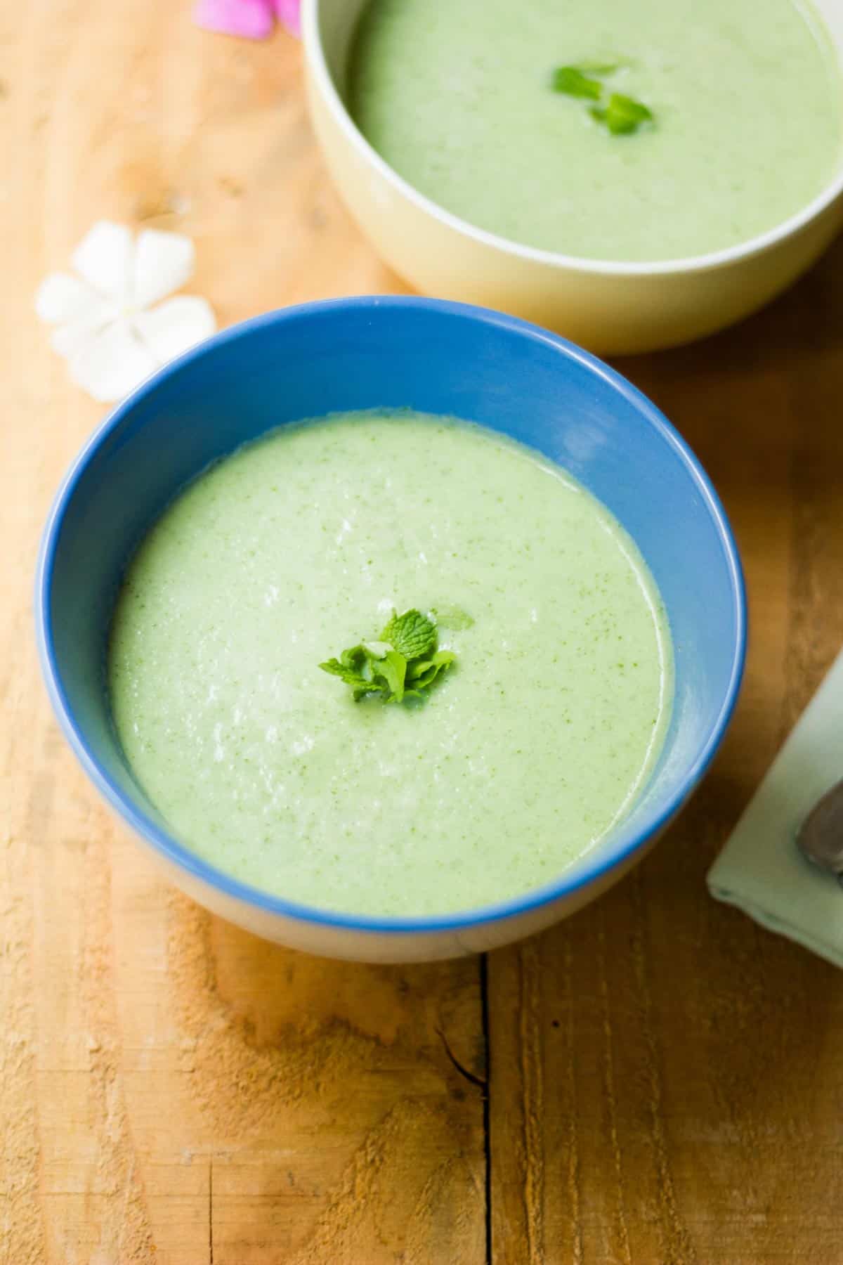 A picture of Chilled Cucumber Soup: A Summer Drink