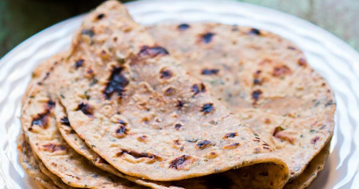 Warm Kasuri Methi parathas that make for a healthy and a homely meal.