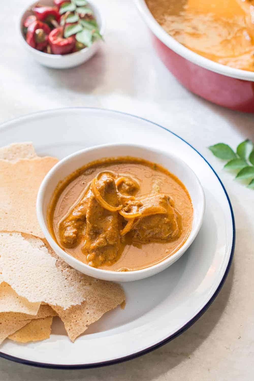 Meen Rotti Chicken Kori Rotti | Mangalorean Chicken Curry - My Food Story