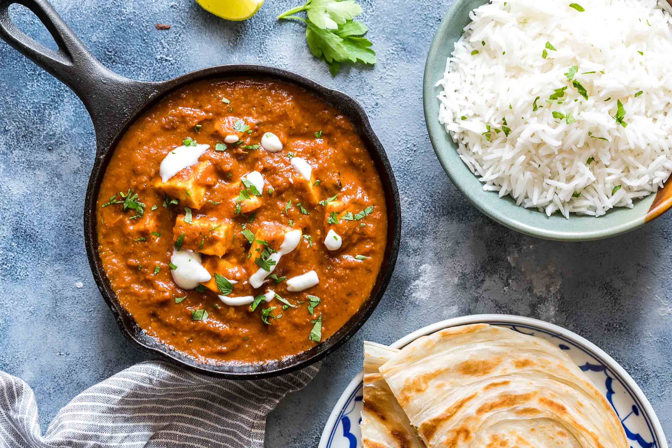 Here's an easy recipe for the perfect restaurant style paneer butter masala for all you paneer (cottage cheese) lovers! I love serving this with parathas and jeera rice. It's always a hit with family and guests!