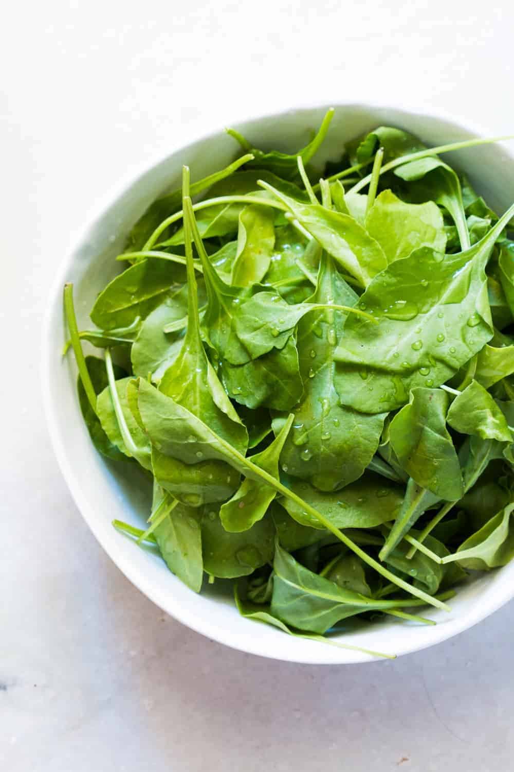 a bowl of spinach