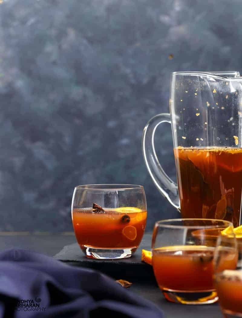 This Non Alcoholic Mulled Wine is an all-season drink that celebrates spices and is aromatic! It is as good as its alcoholic version and is perfect for when you have a sore throat and are under the weather! 