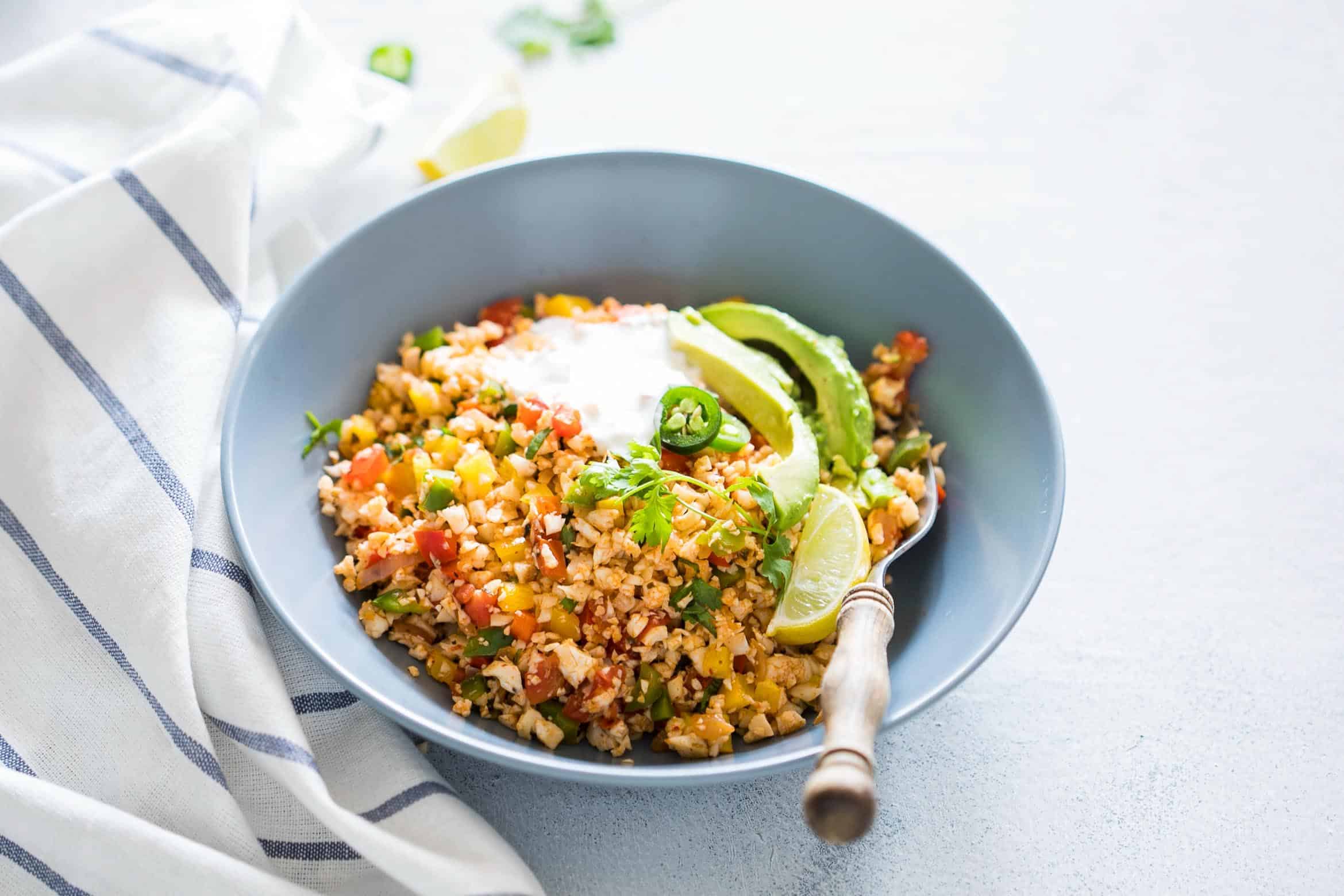 Low Carb Mexican Cauliflower Rice (Paleo, Vegan, Keto) - My Food Story