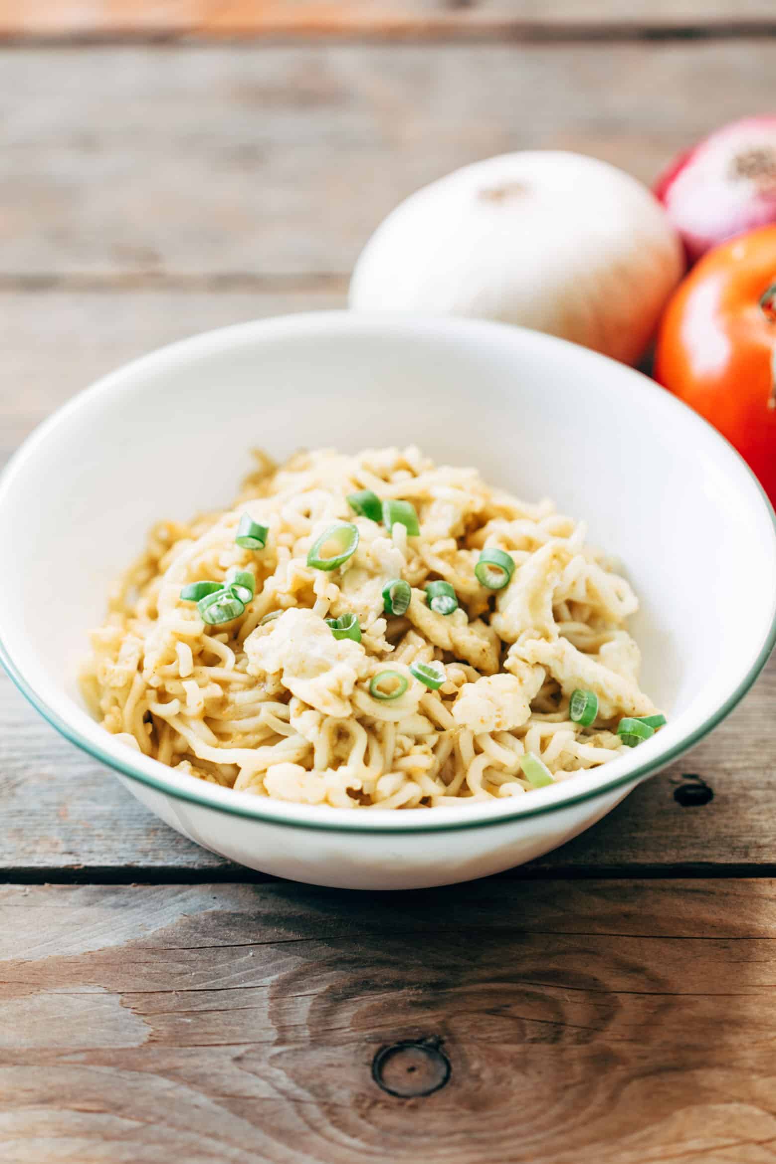 With just four ingredients this Cheese and Egg Maggi is really simple to make. And a huge favourite because its super cheesy and has bits of scrambled eggs in every bite!
