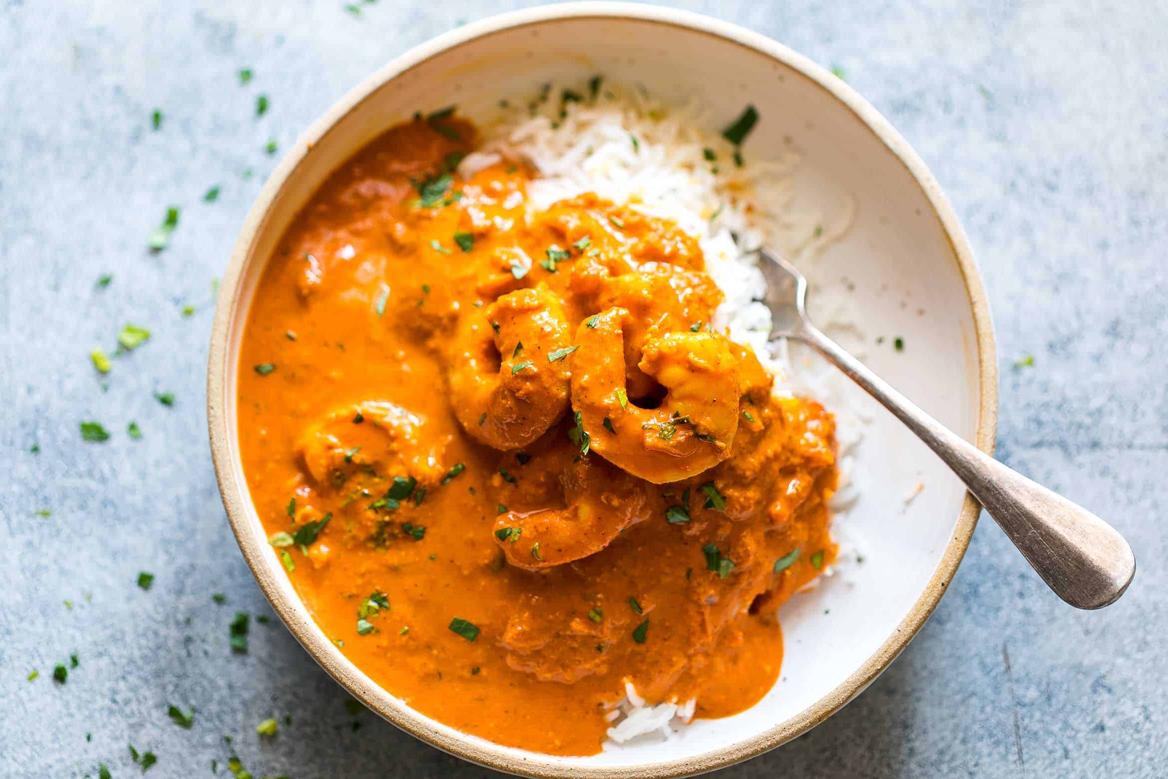 Goan Prawn Curry with Coconut is a spicy, sour curry that comes from Goa and is also called Ambot Tik. Just serve this with steamed rice and you have a truly satisfying meal!