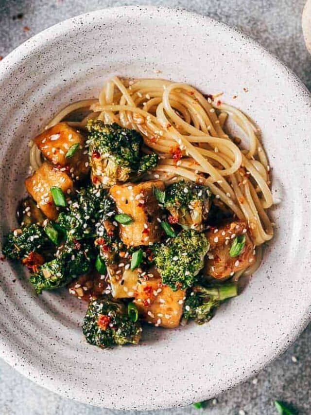 Quick and Easy Tofu + Broccoli Stir Fry