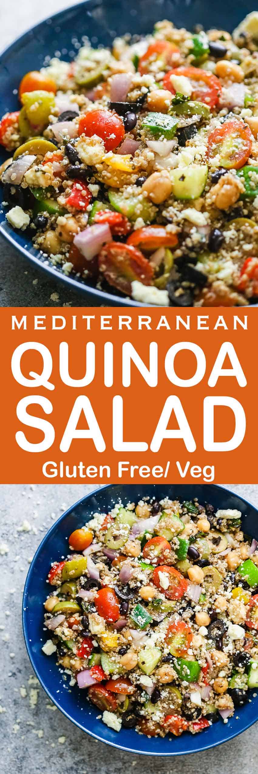 Mediterranean Quinoa Salad - Fresh and Healthy!