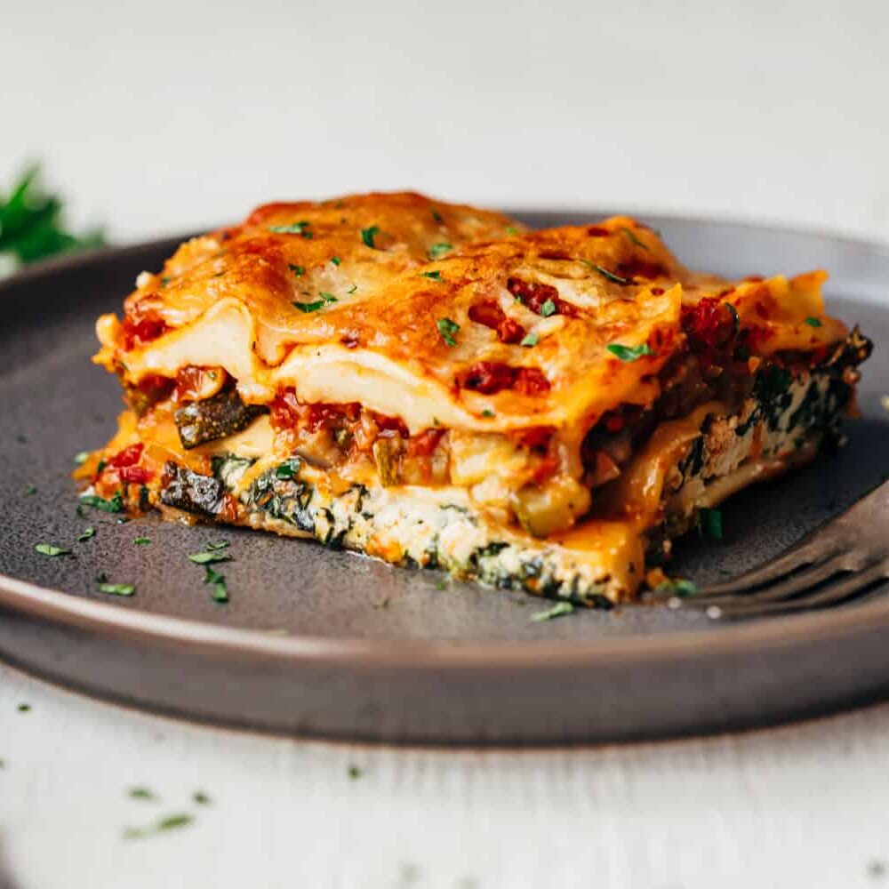 Easy Vegetarian Lasagna with Step by Step Directions - My Food Story