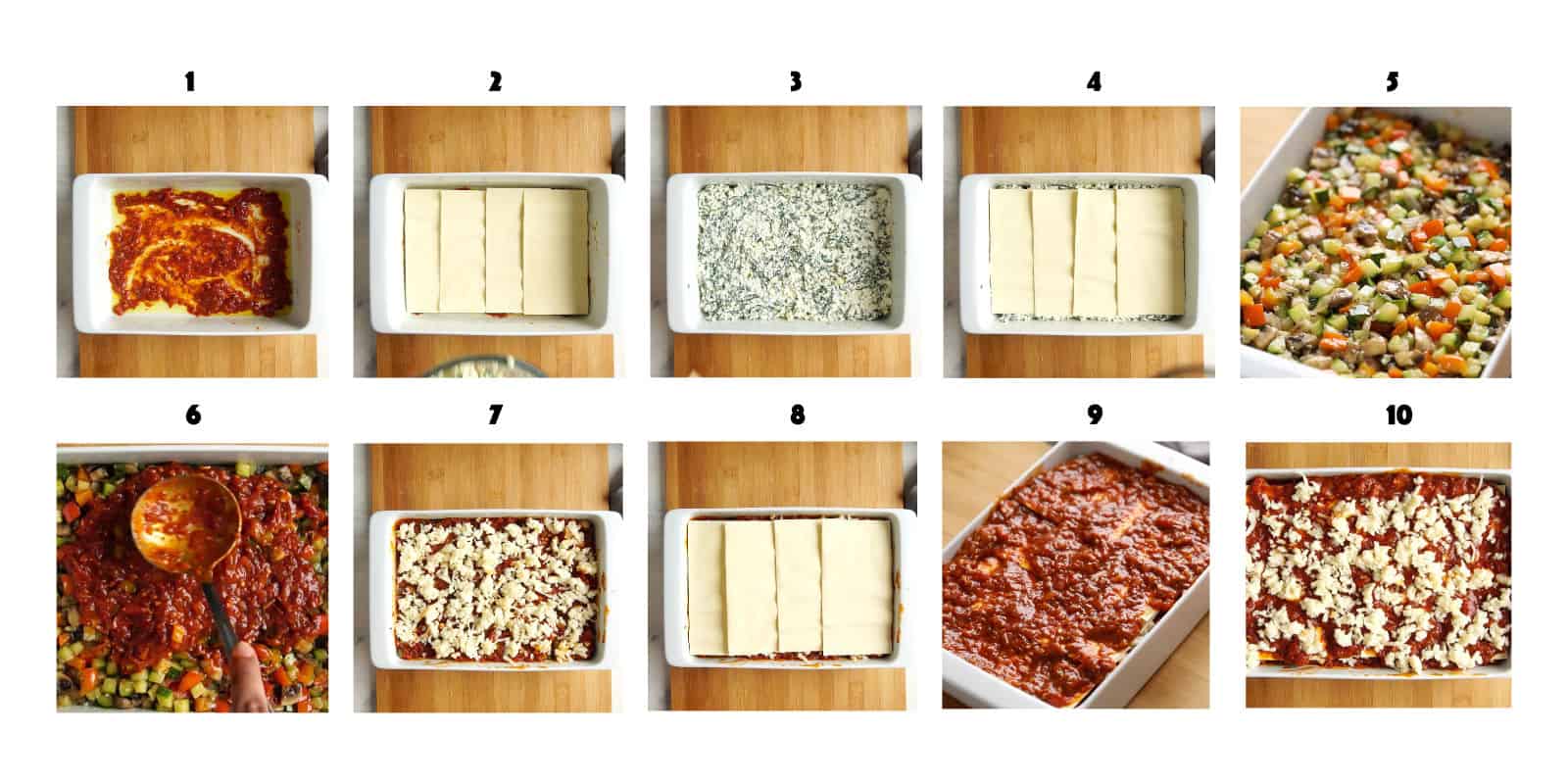 Easy Vegetarian Lasagna With Step By Step Directions My Food Story