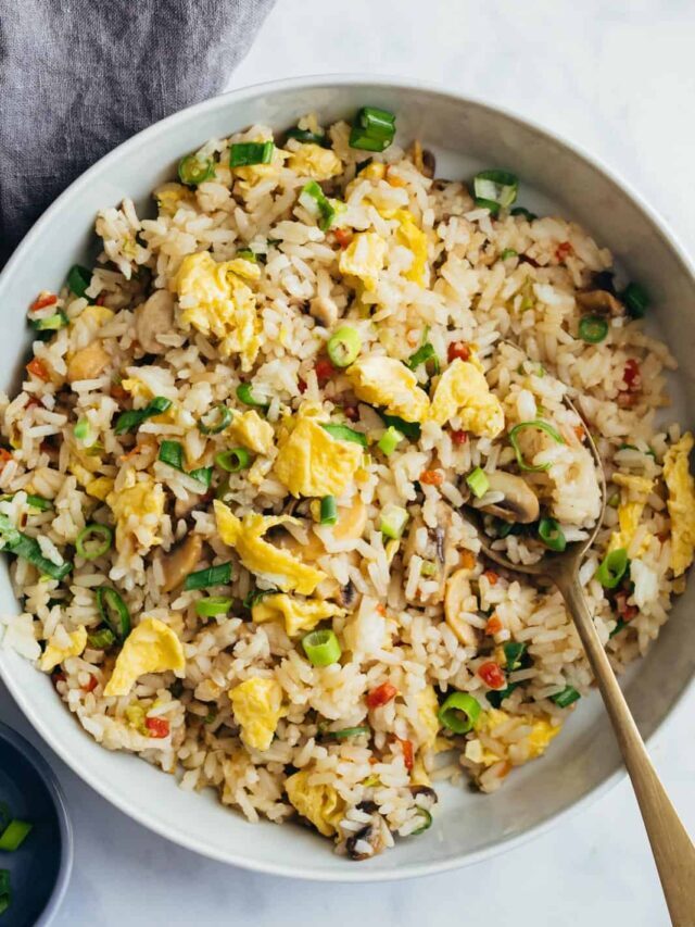 Scrambled Eggs and Fried Rice -  Best of both worlds!