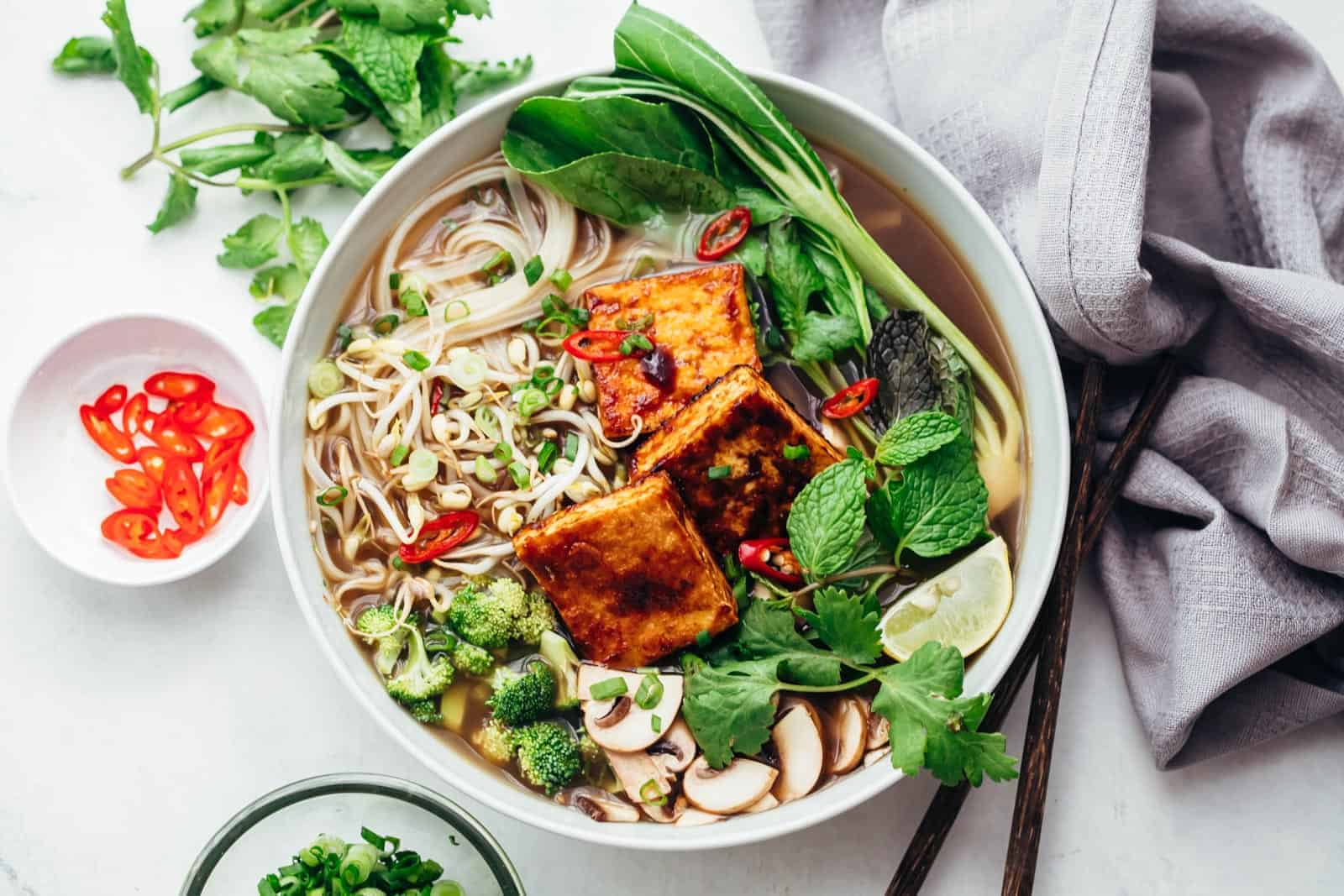 Vegetarian Pho Soup (Vietnamese Noodle Soup) - My Food Story