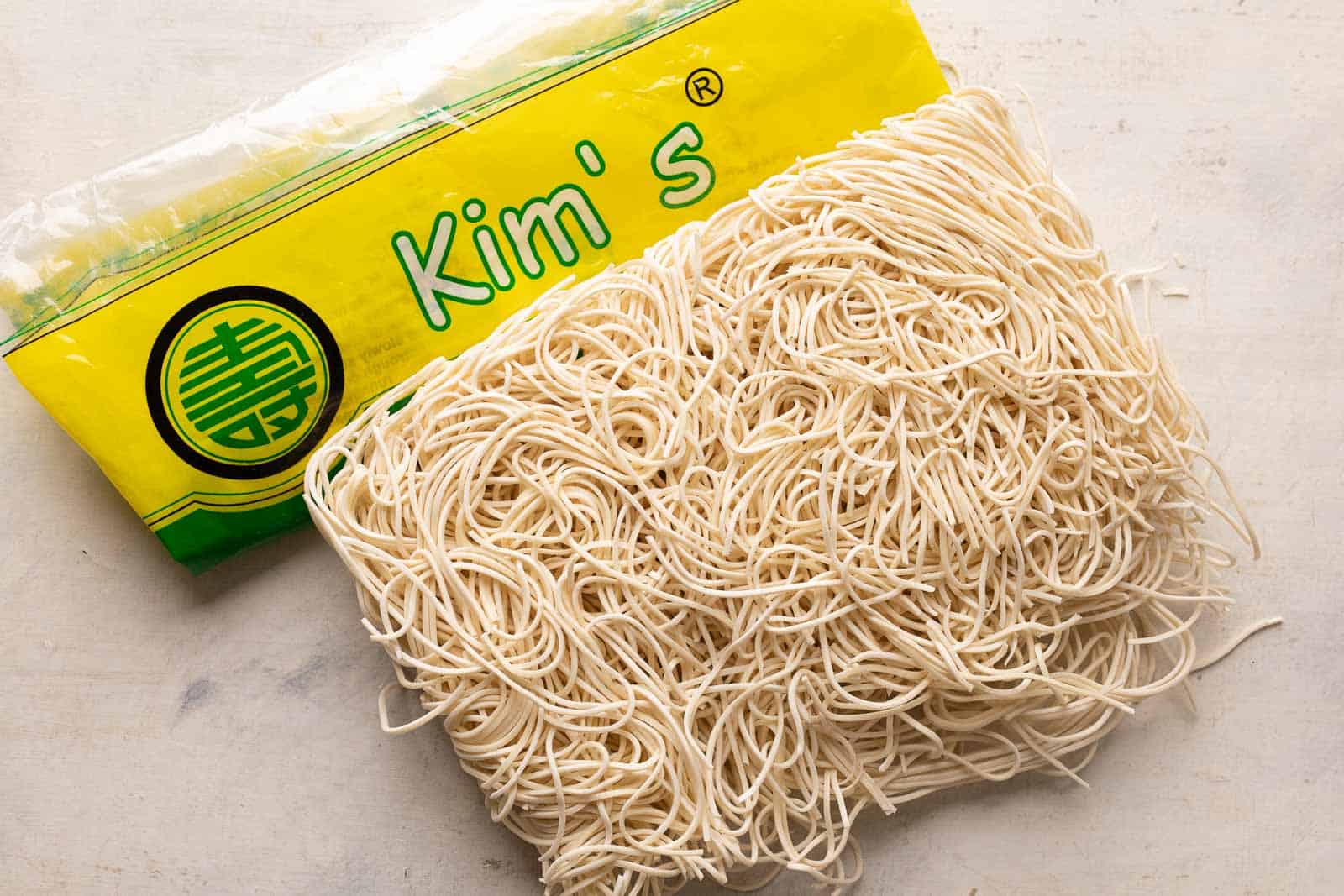 Picture of noodles and noodle brand I use for chow mein