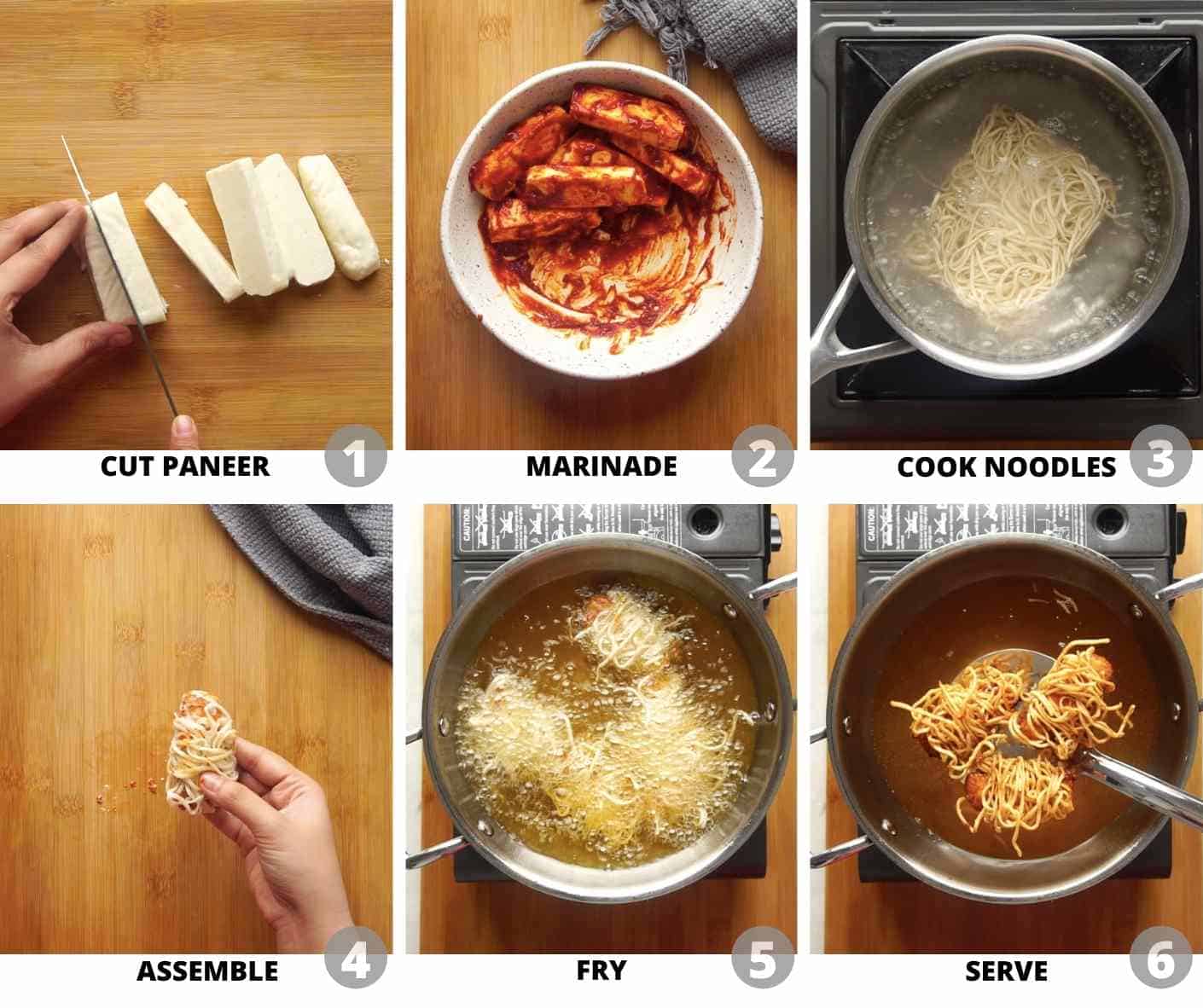 Crispy Thread Paneer | Threaded Paneer - My Food Story