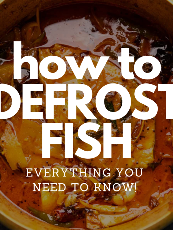 picture containing the text how to defrost fish