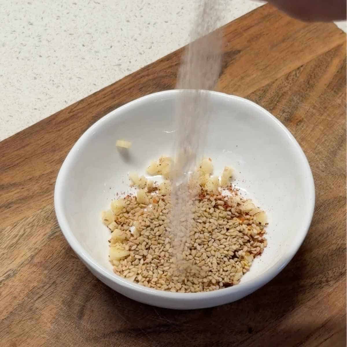 how to make spicy chicken cucumber salad - step 5