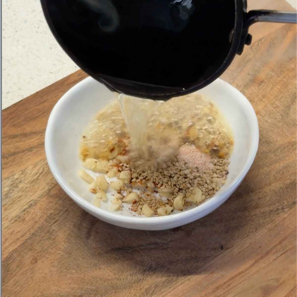 how to make spicy chicken cucumber salad - step 6