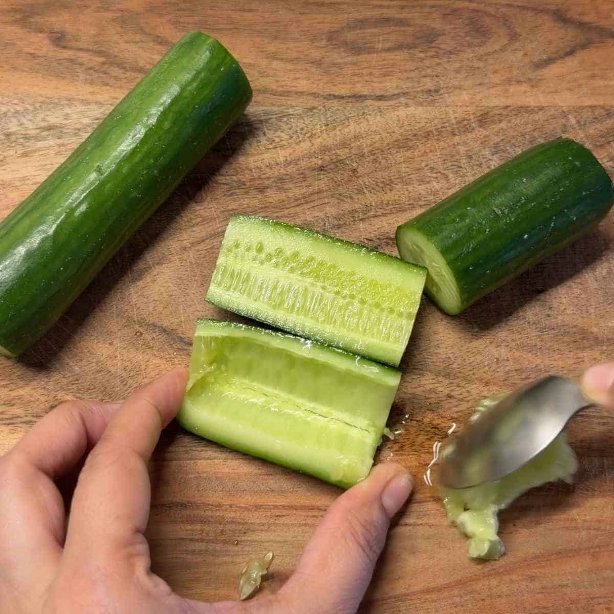 how to make spicy chicken cucumber salad - step 9