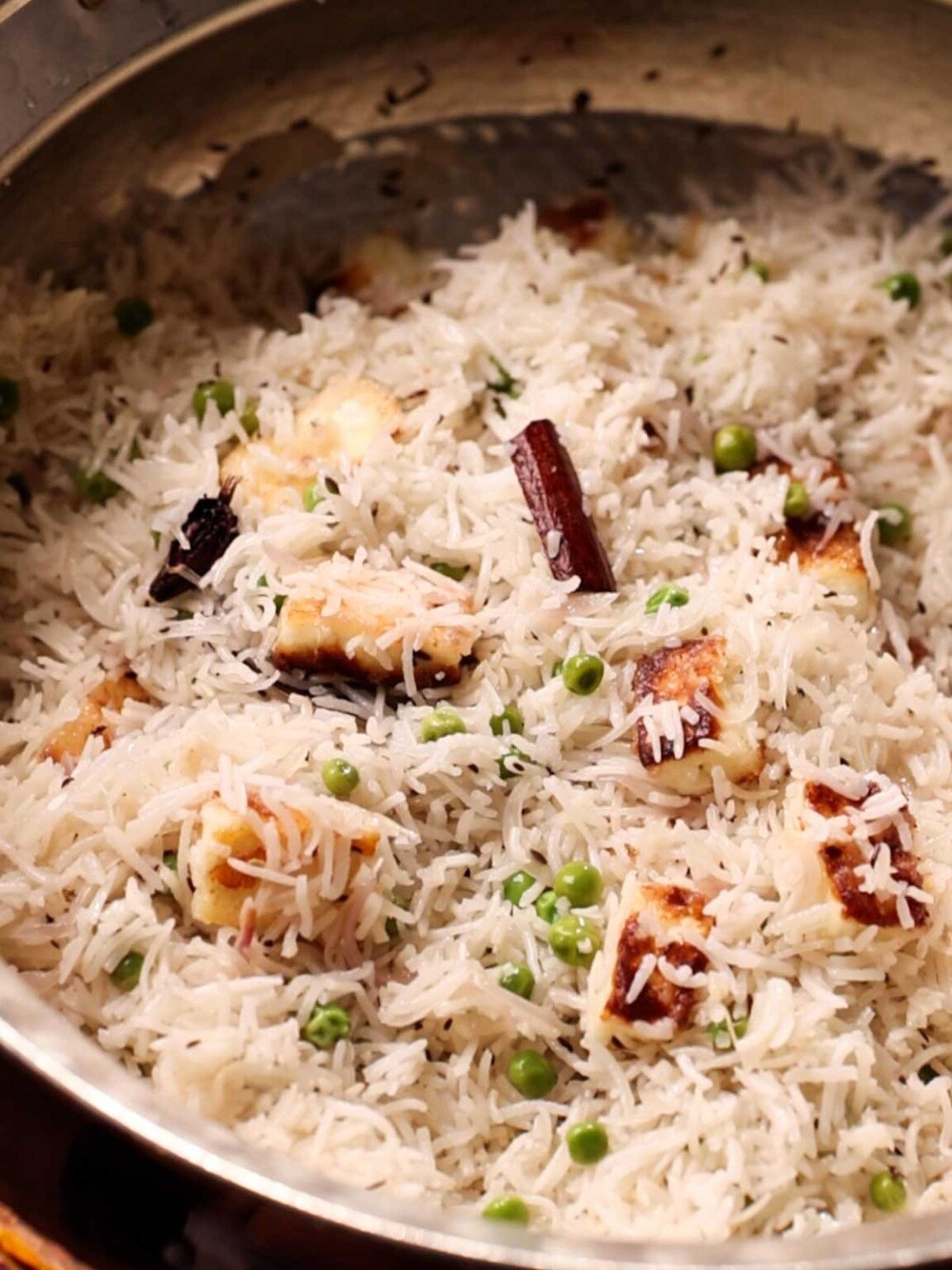 Pannner Rice Matar Paneer Pulao - My Food Story