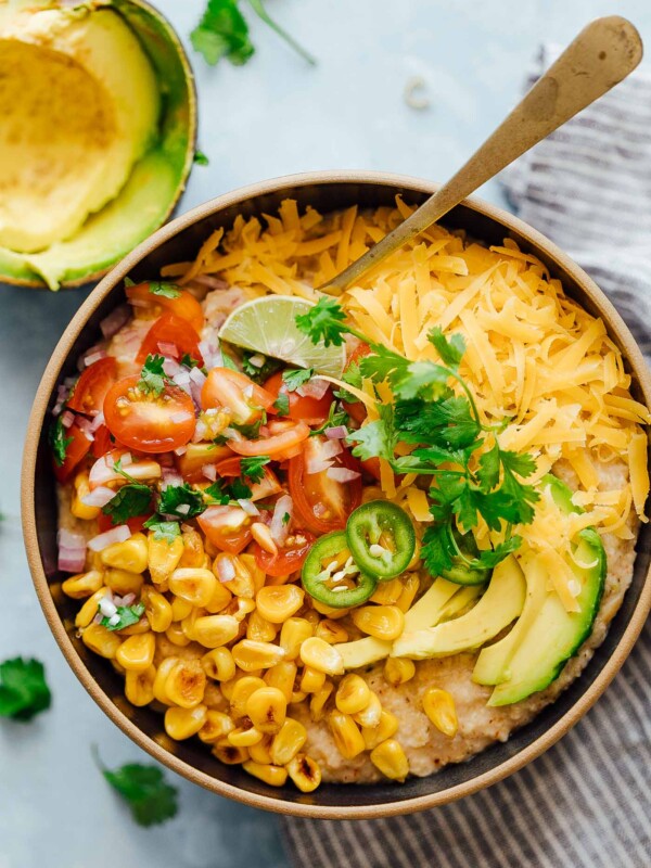 a bowl of mexican oats ready to be served